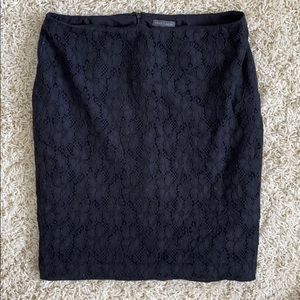 Vince Camuto Black Lace Skirt